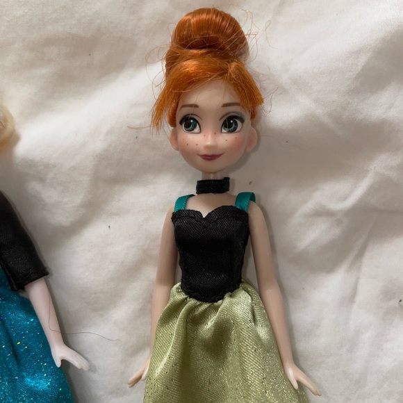 Disney World Theme Park Frozen Elsa And Anna Mini Dolls - Picture 12 of 17